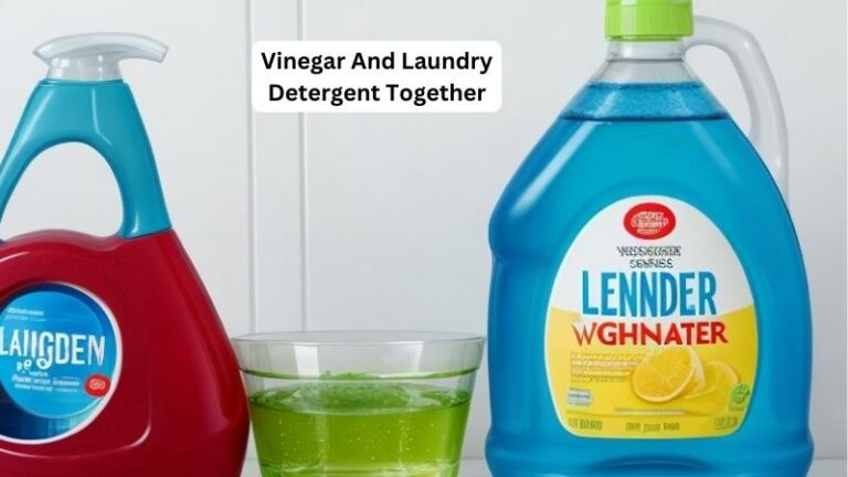Can I Use Vinegar And Laundry Detergent Together
