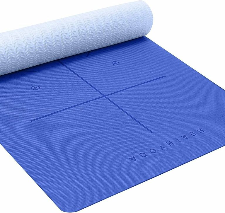 Get Fit And Stay Balanced With The Heathyoga Eco Non-Slip Yoga Mat